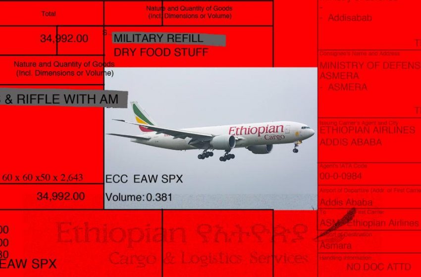 Ethiopia used its flagship commercial airline to transport weapons during war in Tigray
