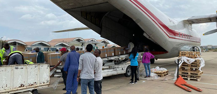  Ethiopia: new EU Humanitarian Air Bridge flight reaches Tigray