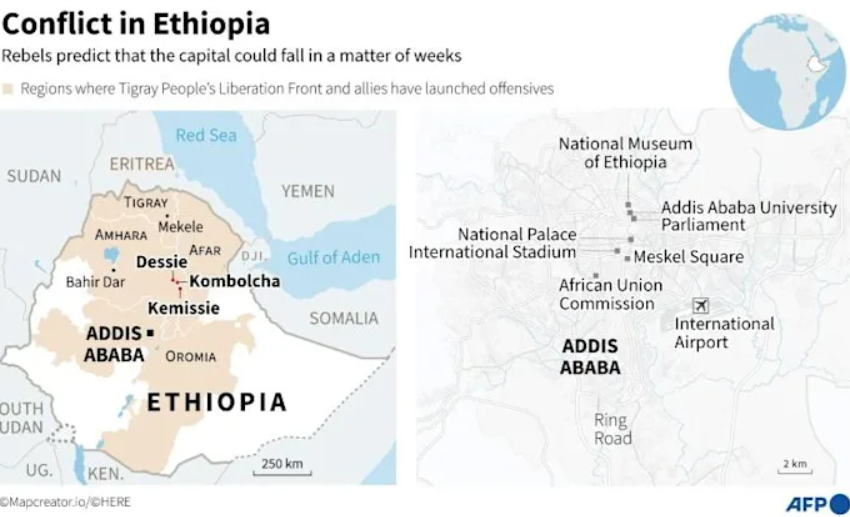  Leader of Ethiopia’s Oromo rebels predicts victory ‘very soon’