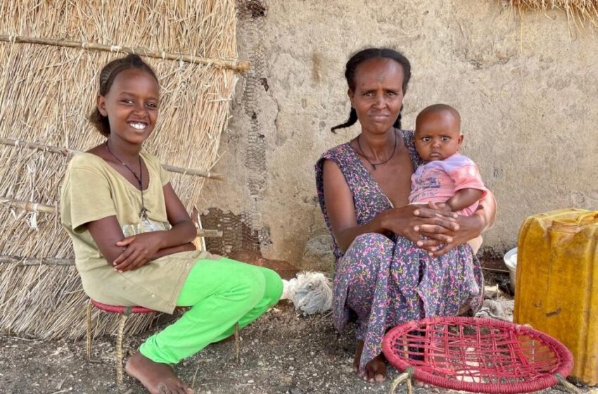 Mixed emotions for family partially reunited after fleeing Tigray conflict