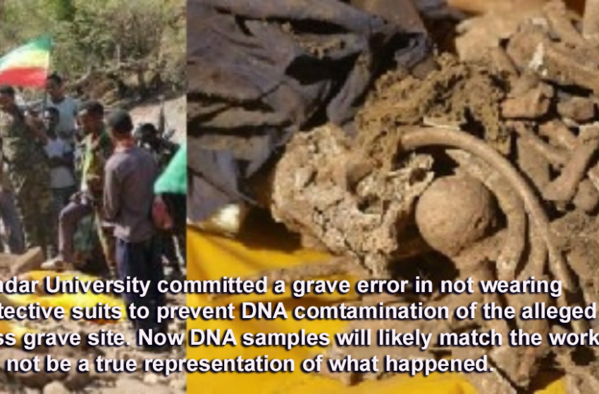  Western Tigray mass grave exposed to wrongful DNA contamination
